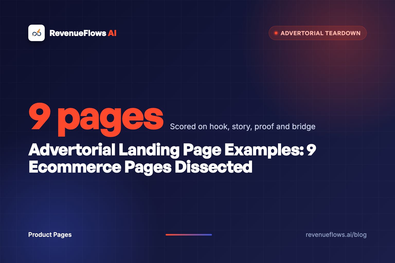 A folded newspaper on a dark navy desk with one article lit by an orange lamp, a product box half hidden behind the page.