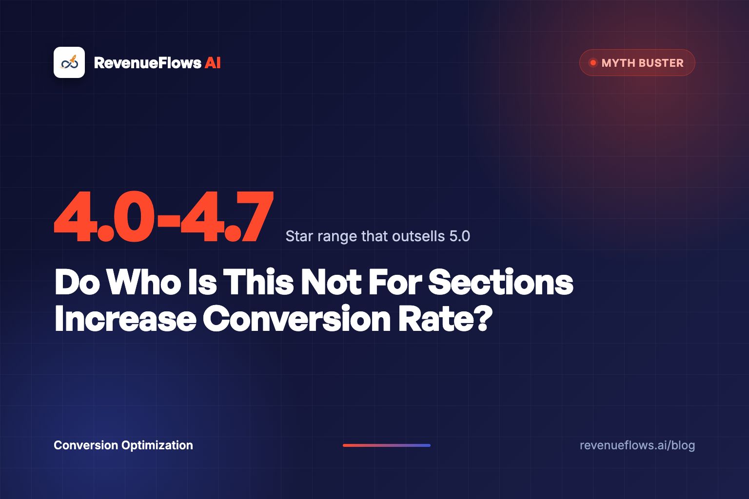 Do Who Is This Not For Sections Increase Conversion Rate?
