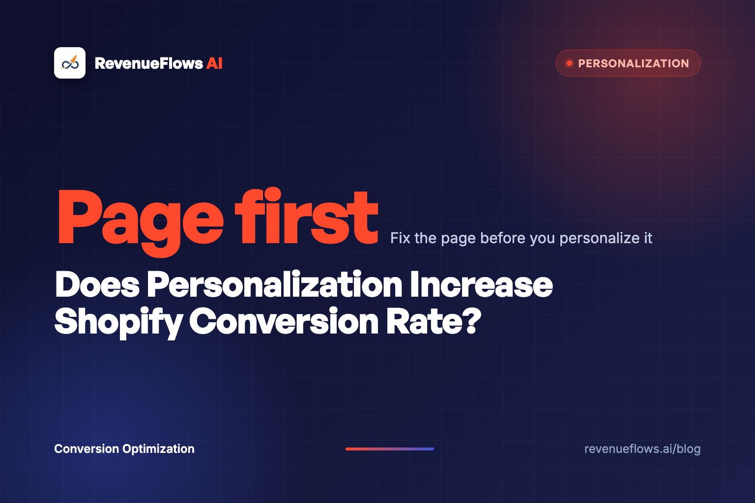 Does Personalization Increase Shopify Conversion Rate?