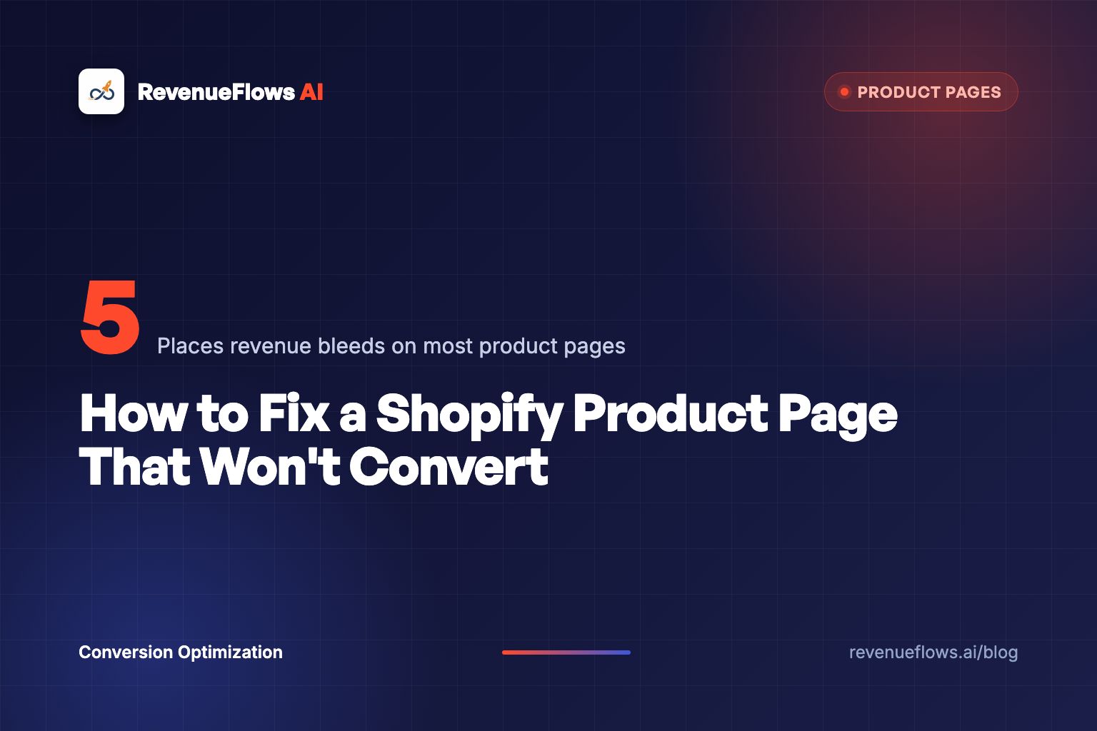 How to Fix a Shopify Product Page That Won't Convert