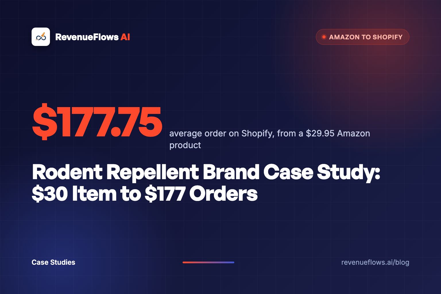 A single small product box on the left and a tall stacked bundle of the same boxes on the right, lit in navy and orange, with no text.