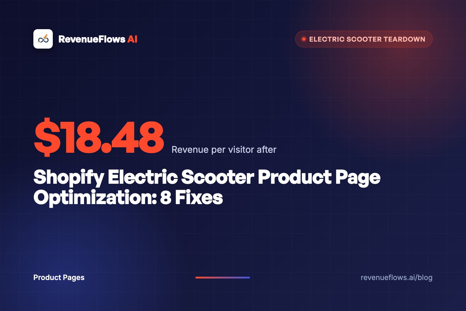 Shopify Electric Scooter Product Page Optimization: 8 Fixes