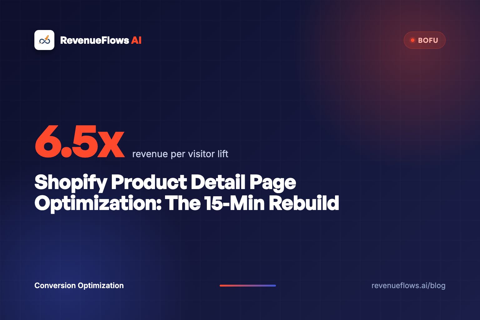 Shopify Product Detail Page Optimization: The 15-Min Rebuild