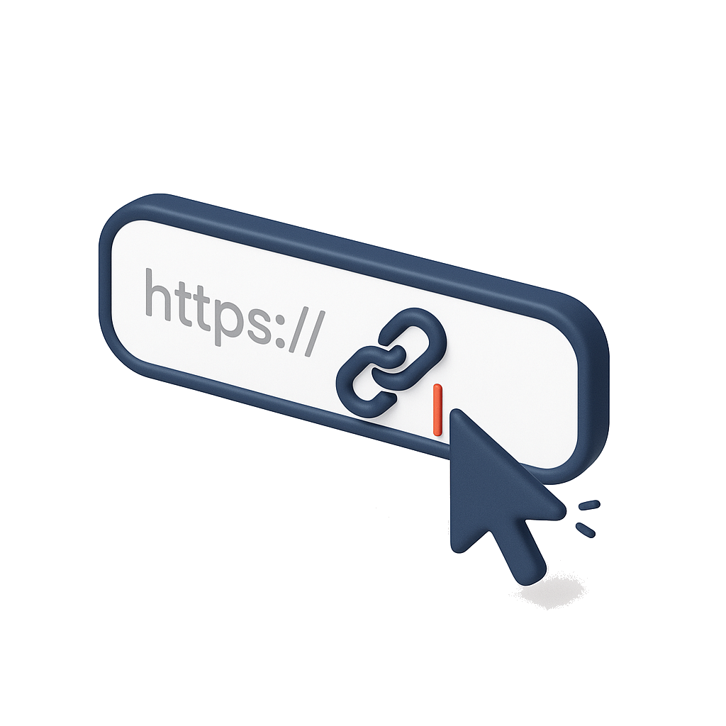 Pasting a product URL into the input field